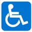 Pictogramme accès handicapé