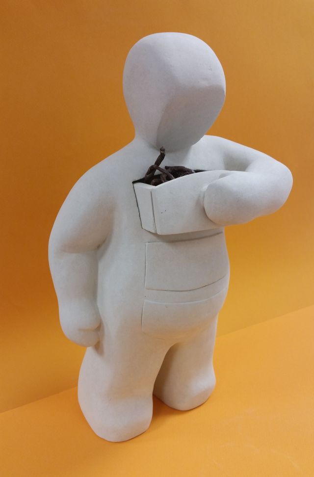 Sculpture — Comment vas-tu mon coeur ?