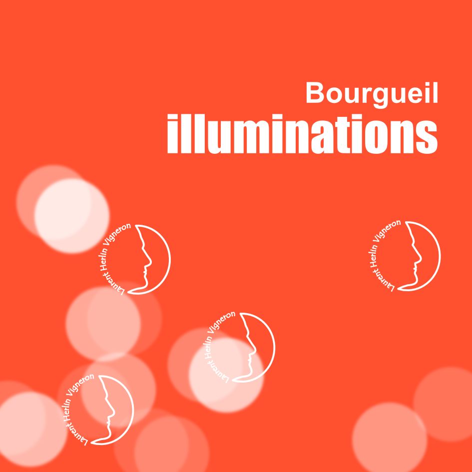 Visuel « Bourgueil illuminations » réalisé pour le Domaine Laurent Herlin